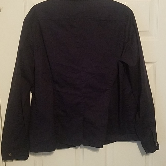 #0022 PER SE DARK NAVY BLAZER 2X - Picture 3 of 3